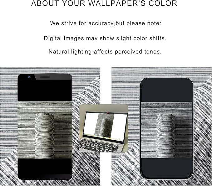 Grasscloth Textured Wallpaper Dark Gray Linen Thick 24" X 394" Fabric Contact