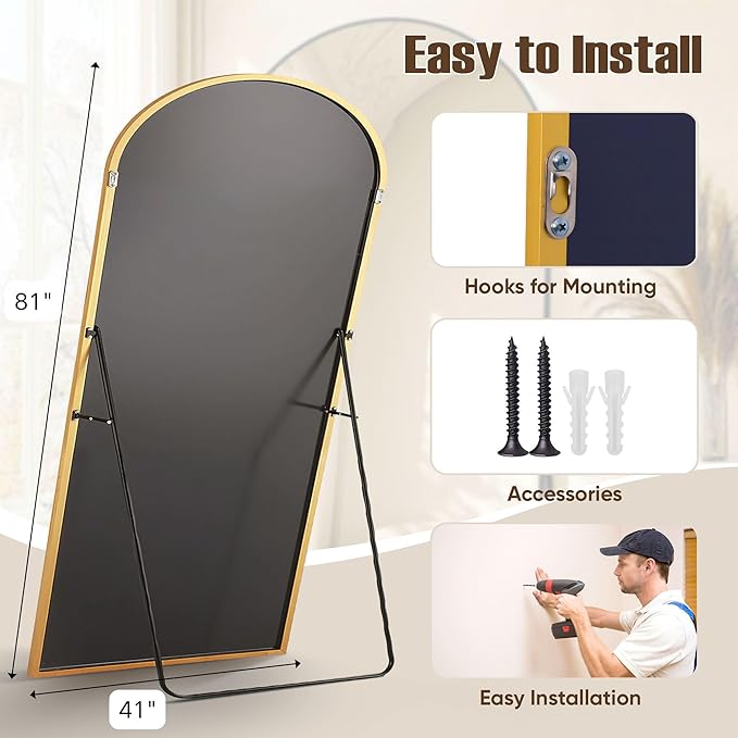 Full Length Mirror, Oversized Floor Mirrors, Leaning Free Standing Mirrors