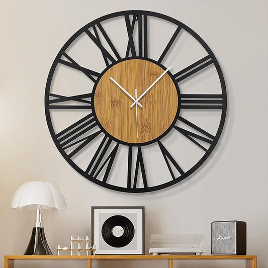 1st owned Wall Clocks for Living Room Decor, Round Silent Non Ticking, Modern