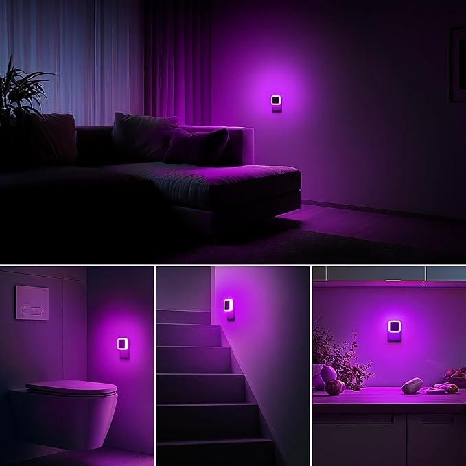 Sujeet Night Light, Night Lights Plug into Wall 8-Pack, Nightlight Plug in