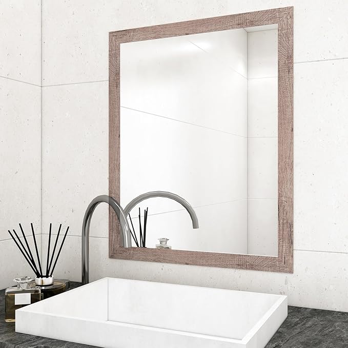 Decotalk Wood Wallpaper Border Peel and Stick 3"x236" Wall Paper Frame Self