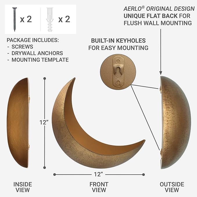 Moon Wall Planter