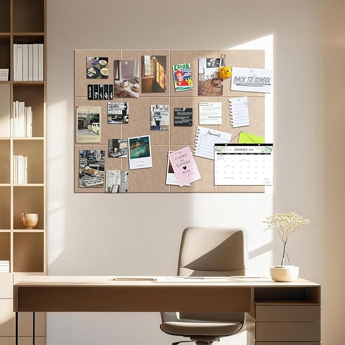 TSJOFFICE Large Cork Board for Wall