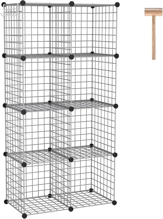 C&AHOME Wire Cube Storage, 8