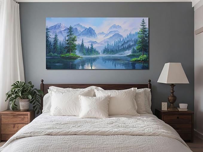 Ardemy Forest Landscape Canvas Painting 48"x24"