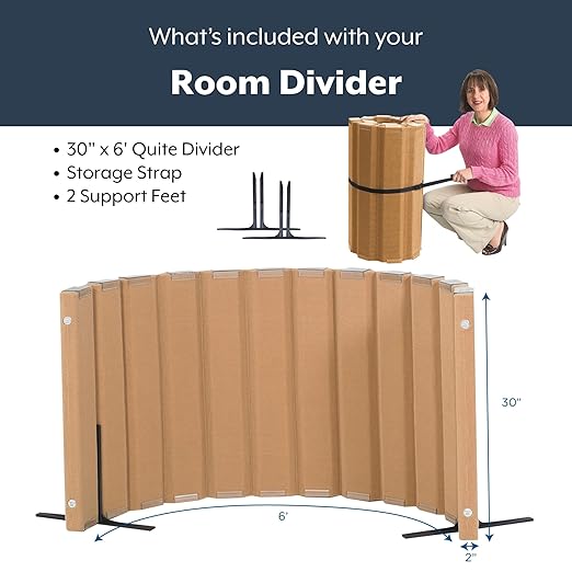 Children’s Factory 30" x 6' Quiet Divider