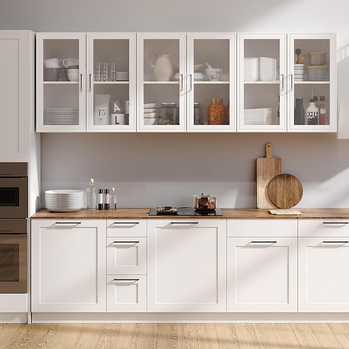 Furnaza LED Wall Storage Cabinets