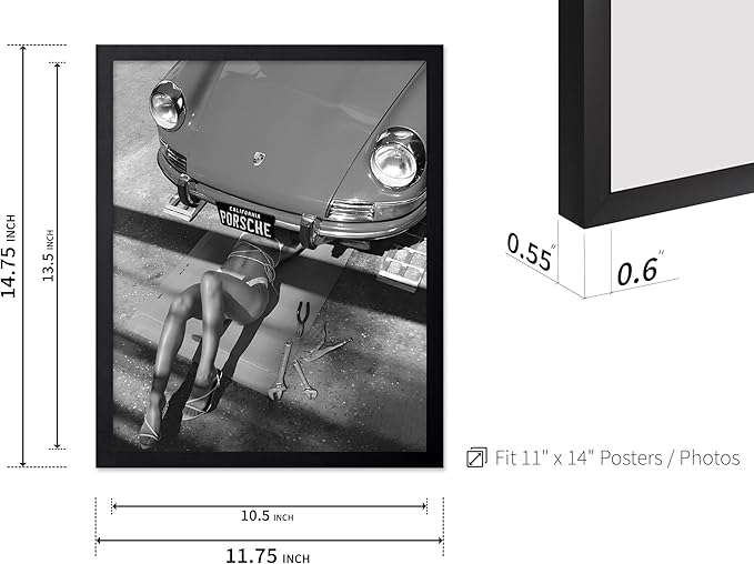 Poster Master Woman Under Classic Car Poster