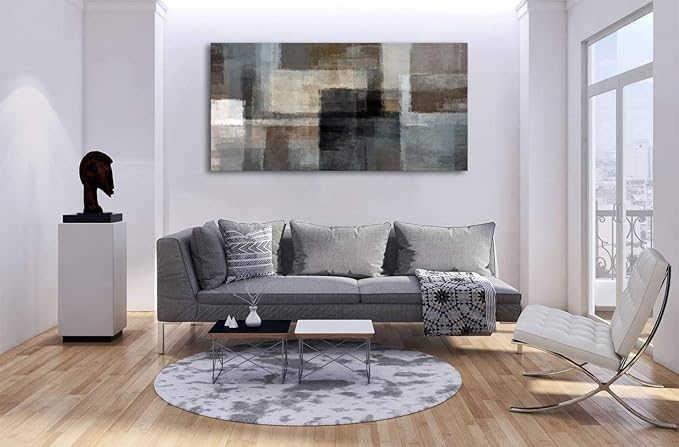 Cao Gen Decor Art A62475 Canvas Prints Abstract Wall Art Print Paintings Grey