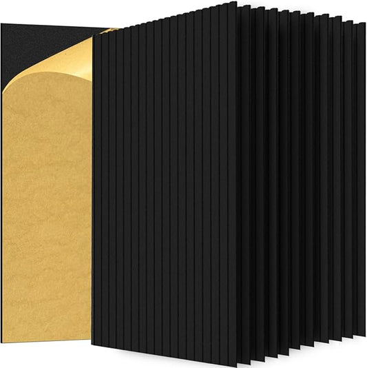 RITOLLO 12 Pack Acoustic Wall Panels, 47.2X23.6X0.4 inch Decorative