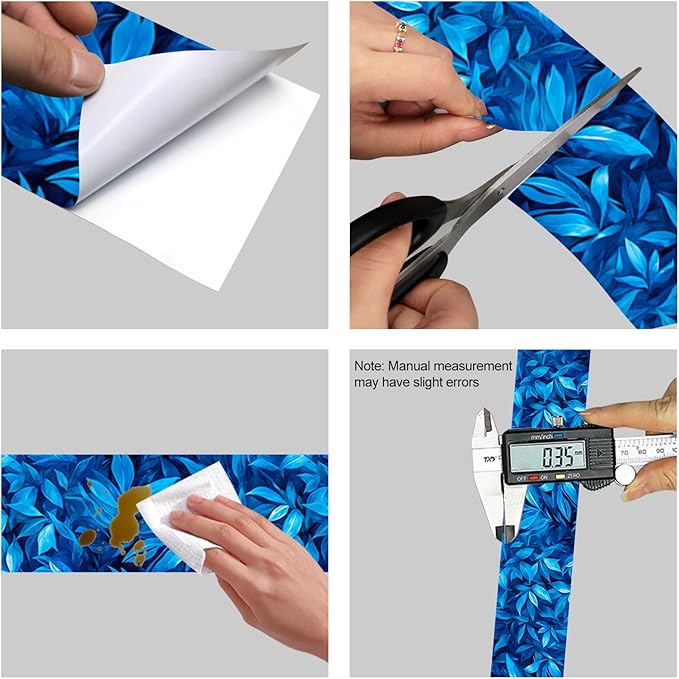 HOMETITUTE Wallpaper Border Peel and Stick Decorative Wall Trim Self Adhesive