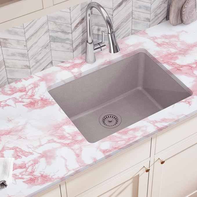 Abyssaly Glossy Marble Contact Paper
