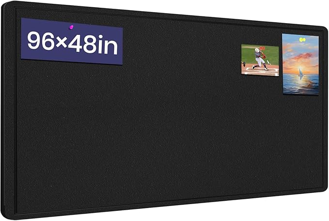 Extra Large Bulletin Board, 95 X 47 inches Cork Board