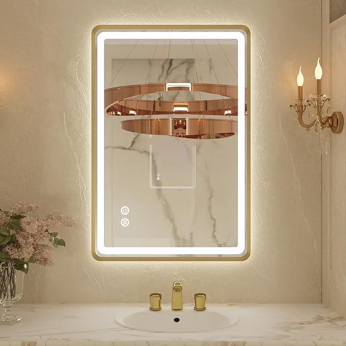 24x32 Inch LED Bathroom Mirror