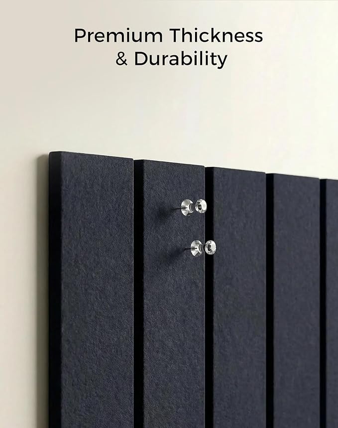 Aothia 12-Pack Felt Bulletin Board Tiles