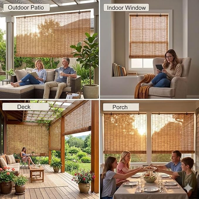 Outdoor Roller Shades for Patio