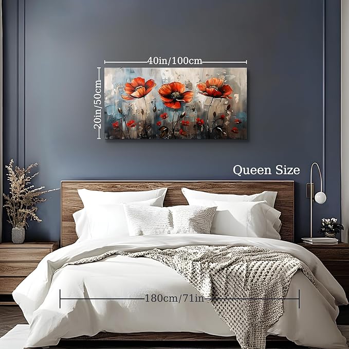 SERIMINO Large Wall Art for Living Room, Nature Floral Botanical Canvas Prints
