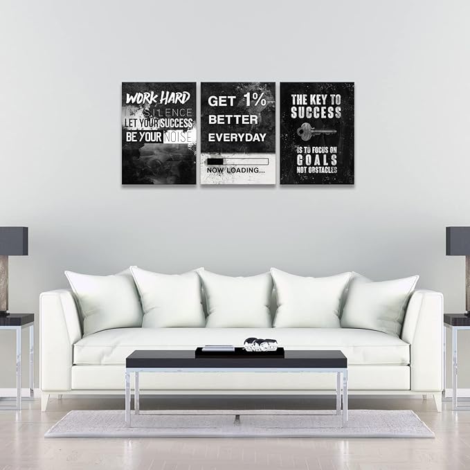 KAWAHONE Success Canvas Wall Art
