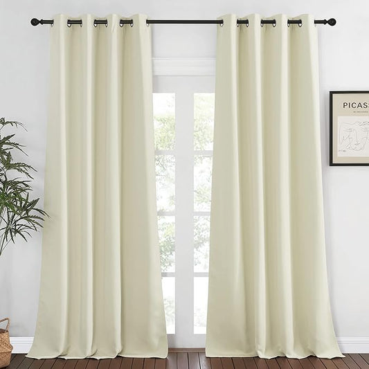 NICETOWN Blackout Living Room Curtain 108 inch Length