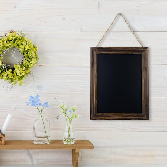 SANY DAYO HOME Rustic Wall Hanging Magnetic Chalkboard Signs 14 x 11 inches
