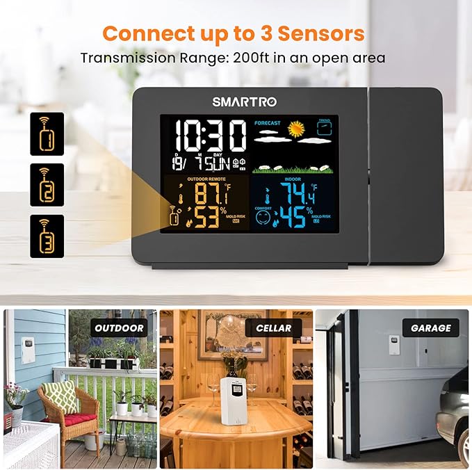 SMARTRO SC91 Projection Alarm Clock