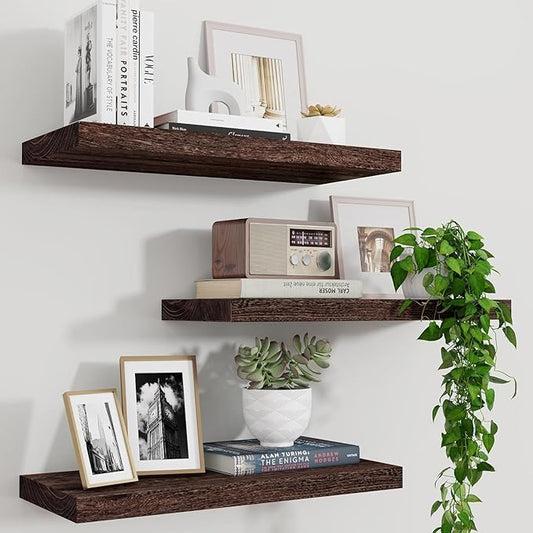 Marsmiles Wood Floating Shelves