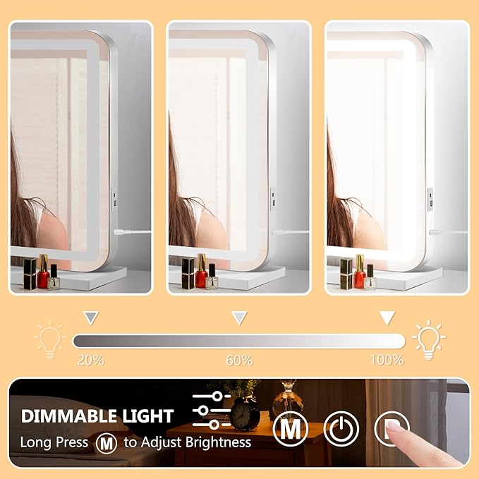 Ratsamee 28" x 20" Vanity Mirror