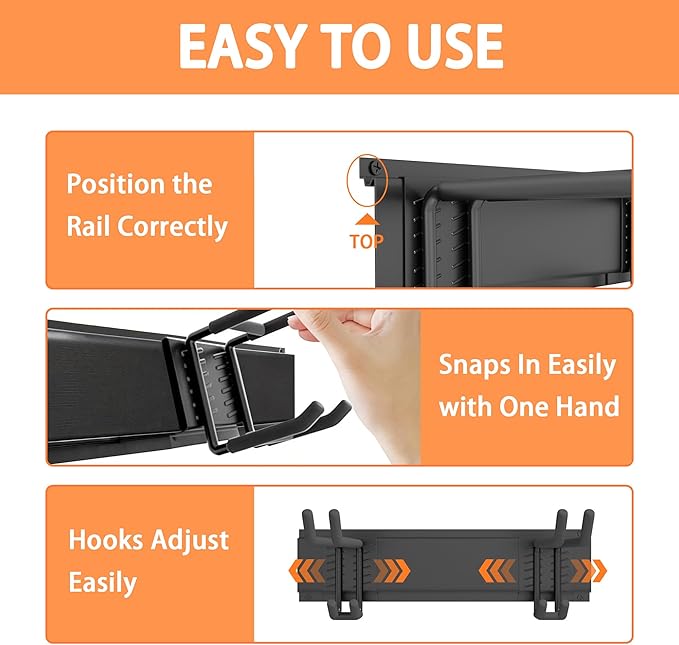 Ultrawall Garden Tool Organizer, 48 Inch Garage Tool Organizer Wall Mount, Heavy Duty Steel Wall Holders for Tools, 400lb Weight Capacity