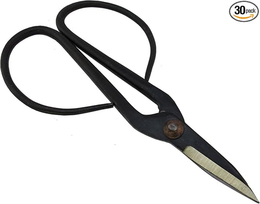 BambooMN Brand - 7.25" Black Bonsai Shear - 30 Shears