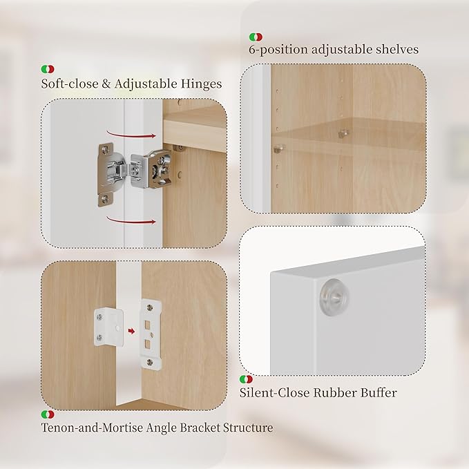 Kisart Laundry Room Cabinets Wall Mounted
