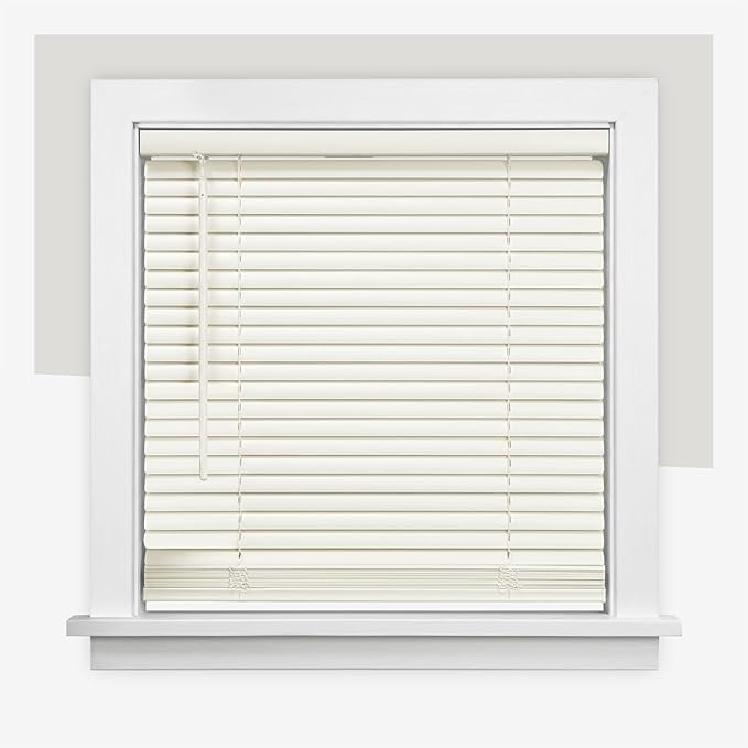 CHICOLOGY Cordless Mini Blinds, 1 Inch Vinyl Window Blinds, Room Darkening &