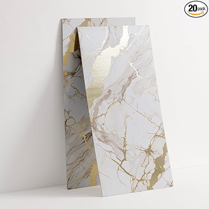 Haimin Peel and Stick Wall Panels 20 Pieces 23.6x11.8in Lightweight Backsplash