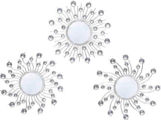 Mirror Wall Decor Metal Sun Mirror Home Decoration Wall Art Decorative Suitable