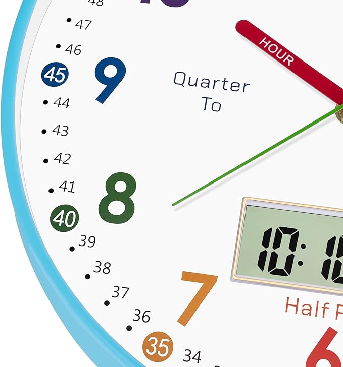 Foxtop Digital and Analog Learning Clock
