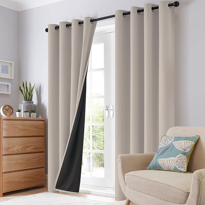 SimpleHome 100% Blackout Curtains