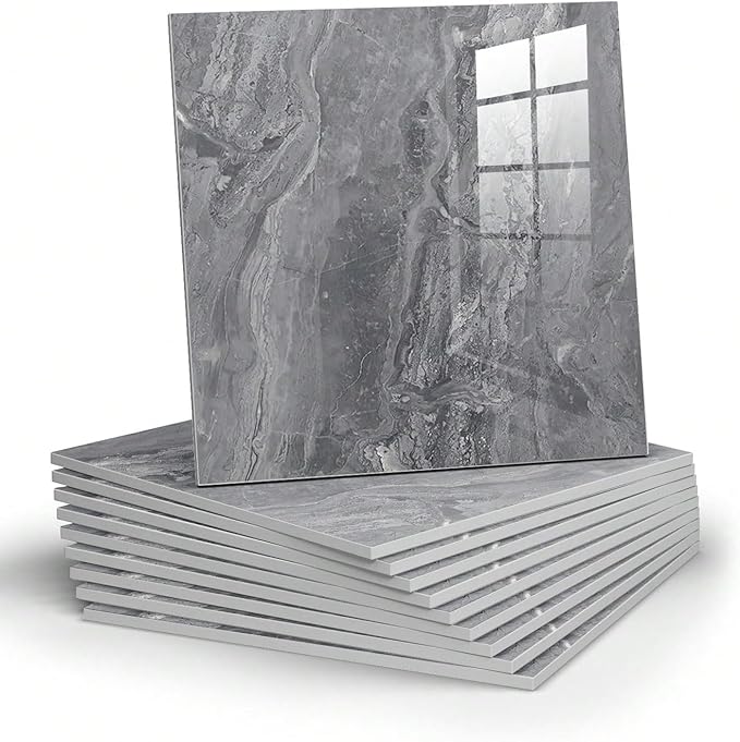 Chejiaye 22pcs Marble Peel and Stick Backsplash Waterproof Washroom Wall Panels