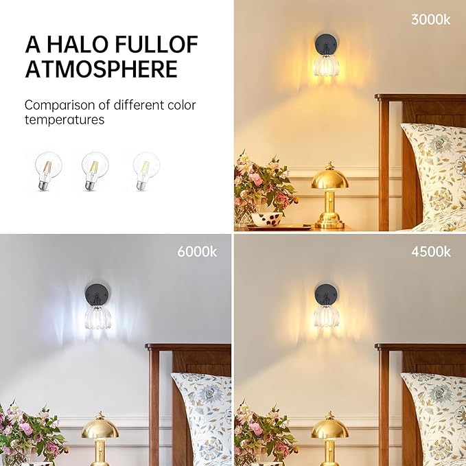 Shenmoyl Vintage Wall Sconce