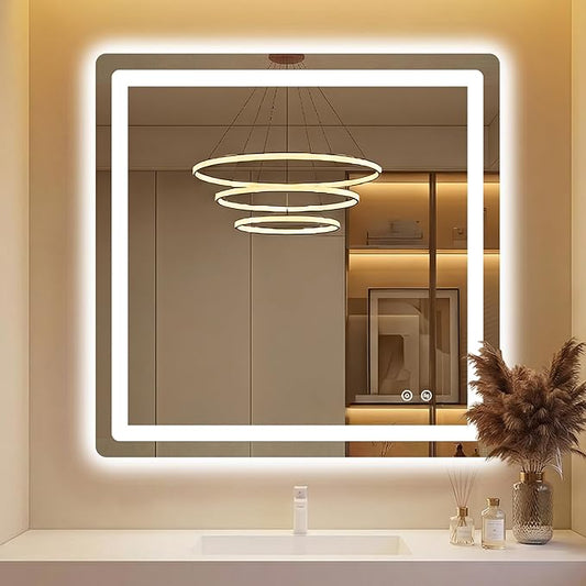 AMOISE LED Bathroom Vanity Mirror