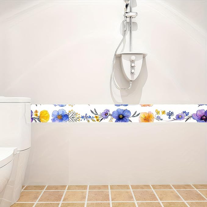HOMETITUTE Wallpaper Border 4x196 Inch Peel and Stick Wall Border Wallpaper