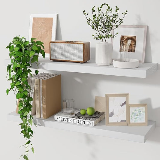 Marsmiles Wood Floating Shelves