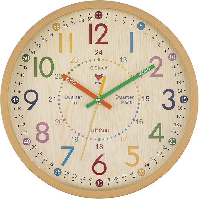 Foxtop Learning Clock for Kids