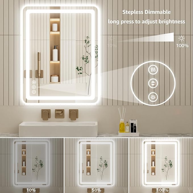 28" x 36" Led Bathroom Mirror