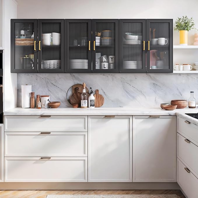 Furnaza LED Wall Storage Cabinets