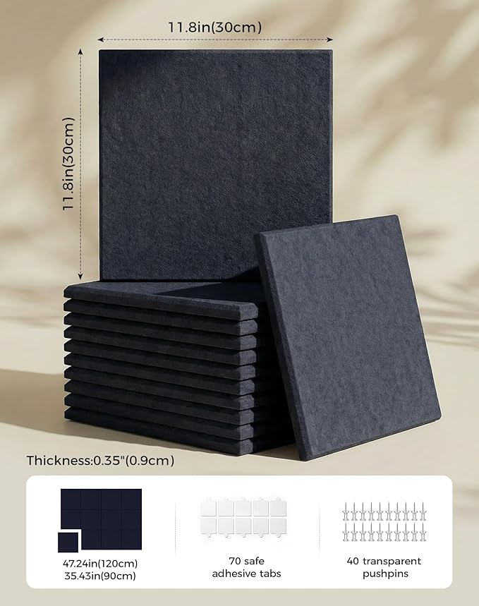 Aothia Felt Bulletin Board Tiles