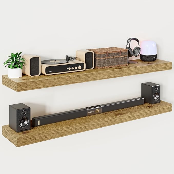 Heimlove 55 Inch Long Floating Shelves