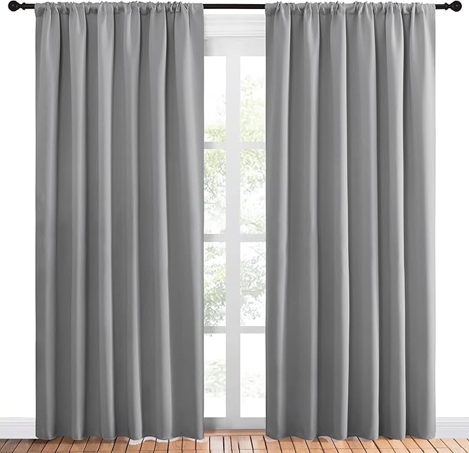 NICETOWN Blackout Curtain Panels 84 inches Long