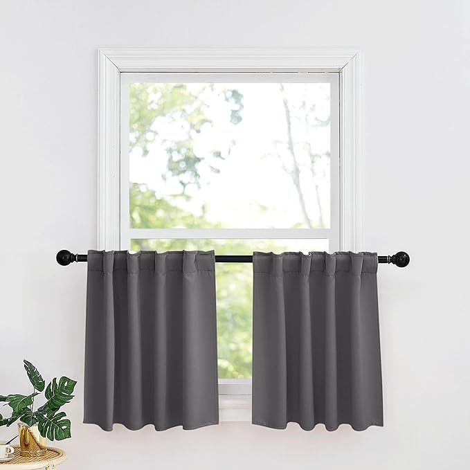 RYB HOME Small Window Curtains