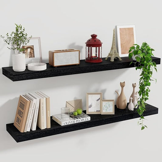 Marsmiles Wood Floating Shelves