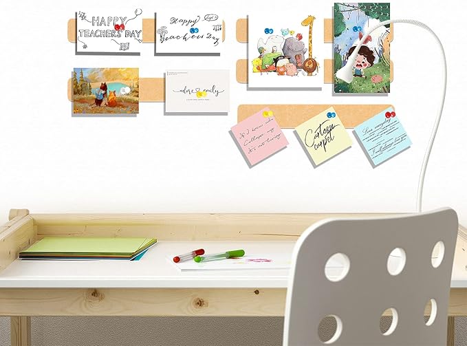 5 Pack Felt Pin Board Bar Strips Bulletin Board