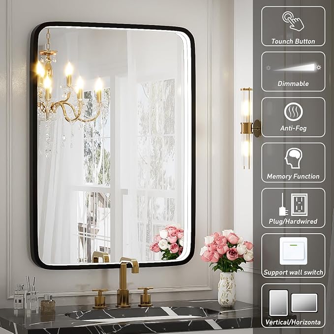 20x28 Inch LED Bathroom Mirror